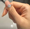 I Do铂金PT950钻戒1克拉经典六爪钻石戒指婚戒求婚结婚送老婆生日礼物 经典六爪50分钻石 14号 实拍图