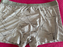 简素曲潮流条纹男士内裤中腰透气平角裤男青年舒适短裤男生时尚条纹内裤 【颜色随机】 活动装 1条 4XL （165-200斤） 实拍图