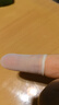 透明切口磨砂手指套一次性防裂保湿防干裂防冻防水翻页翻书点钞点钱干活拇指套指甲乳胶触屏护指套 切口手指套（50只） M码（建议男士） 实拍图