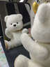 莉娜熊（TeddyTales）小熊玩偶毛绒玩具熊泰迪手作熊安抚娃娃送礼送人生日礼物女生 奶白色（明星款） 中号站姿约30cm 实拍图