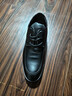 波图蕾斯英伦男士商务休闲鞋正装皮鞋男系带耐磨通勤婚鞋男 9829 黑色 42 实拍图