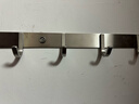 勒工304加厚不锈钢长排衣服挂钩打孔壁挂卫浴门后洗手间墙壁衣帽挂钩 十钩 实拍图