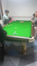 乔氏金腿银腿乔款台球桌标准型钢库中式黑八台球厅家用成人豪华桌球台 9尺 乔款木库高配款 金色 实拍图