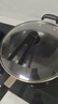 炊大皇炒锅有钛0氟不粘锅316L不锈钢不粘平底炒锅34cm 实拍图