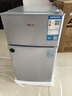 奥克斯小冰箱家用小型迷你冷藏冷冻两用出租房宿舍用节能省电寝室办公室电冰箱 【热卖款 升级净化去味】22A126DW银 实拍图