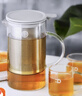 北鼎（Buydeem）茶壶 冲茶玻璃器具 分离过滤套装水壶茶器家用办公  高硼硅玻璃 泡茶壶*1（含沥水杯） 800ml 实拍图
