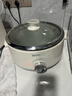 爱德4L~5L分体式家用电火锅304不锈钢内胆2-4-6人多功能电热锅电煮锅316不锈钢 白色316钢款5升 实拍图