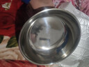 【不锈钢】和面盆厨房烘焙家用火锅盆洗菜打蛋汤锅盆醒面盆料理盆 32cm【热卖款】不锈钢 和面盆 实拍图