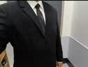 阿悠胖大码西服套装男宽松职业正装商务外套胖子加大号结婚伴郎西装礼服 实拍图