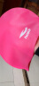 浩沙（hosa）游泳帽男女士成人硅胶防水泳帽 专业长发护耳舒适不勒头泳帽 粉色 实拍图