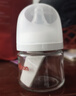 贝亲【新生儿第一个奶瓶】玻璃奶瓶宽口径奶瓶80ml SS号奶嘴 0月+ 实拍图