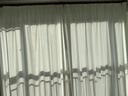 OCG幻影纱测量安装窗帘纱帘透光不透人客厅飘窗阳台白色窗纱 白色加厚版挂钩 宽3X2.7高可改短 米 实拍图