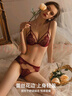 FitonTon性感内衣女圣诞送女友无钢圈文胸纯欲蕾丝胸罩小胸聚拢内衣裤套装 实拍图
