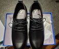 意尔康男鞋圆头商务正装鞋春秋单鞋系带皮鞋德比婚鞋 53449W 黑色 39 实拍图