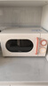 美的小滋味系列微波炉变频家用小型奶油风百搭复古转盘式一级能效低频轻音20L预制菜加热（M2H1） 实拍图