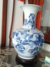 宋礼庭青花瓷花瓶景德镇陶瓷摆件客厅插花中式高档仿古瓷器赏瓶大号瓷瓶 大号 晒单实拍图