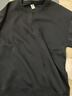 凡客诚品（VANCL）落肩舒适纯色休闲圆领卫衣休闲男士 黑色 XL 实拍图