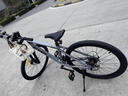 喜德盛（xds）山地自行车黑客350/旭日310 X6铝合金车架21速变速机械碟刹 旭日310石岩灰17寸 实拍图