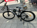 金武端自行车成人山地车公路赛车单车骑行变速超轻越野中学生初中青少年 顶配版-辐条轮-黑白色 26寸24速 实拍图