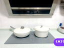 美的电磁灶家用双灶嵌入式电磁炉双头灶 3500w大功率凹面电磁灶双灶家用电磁炉电陶炉嵌入式电池炉灶 【左电磁右电陶|滑控款】冰川银-DZ35CT08P 实拍图