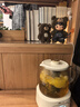 小熊（Bear）全玻璃壶体养生壶恒温壶 办公室多功能煮茶壶花茶壶 0金属养生杯 24h预约24h保温 1.5L YSH-H15L2 实拍图