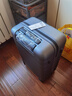 米家小米行李箱20英寸拉杆箱可登机箱PC旅行箱男女小型密码皮箱子灰色 实拍图