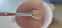 少女心草莓双耳碗勺加厚汤碗沙拉碗饭碗家用碗高颜值釉下彩餐具 浅粉草莓双耳碗（1碗1勺） 2件套 实拍图