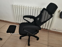 锦汐 电脑椅家用办公椅子靠背人体工学椅学习转椅老板座椅游戏电竞椅 【满配】全黑-乳胶逍遥4级杆脚踏 实拍图