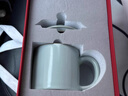 雅瓷汝窑茶杯陶瓷泡茶杯带盖办公杯喝茶喝水礼盒装养正杯 汝窑养正杯 实拍图