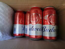 百威（BUDWEISER）百威啤酒 淡色拉格 麦芽熟啤黄啤 经典红罐 450ml*20罐 整箱批发 百威红罐 450mL 20罐 整箱装 实拍图