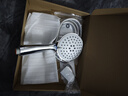 四季沐歌（MICOE）增压淋浴花洒喷头套装 浴室大面板淋浴头电镀手持花洒三件装HS122 实拍图