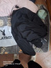 花花公子（PLAYBOY）夹克男士外套男装秋冬季上衣服休闲潮流修身棒球服 黑色加绒 4XL 实拍图