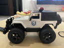 DOUBLE E双鹰遥控越野警车仿真特警车全方位遥控越野大轮胎玩具车男孩礼物 实拍图