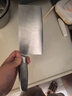 十八子作不锈钢家用菜刀 耐滑手柄刀具盈光斩切刀SL1703-AB【彩盒装】 实拍图