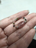 水晶碧玺和田玉戒指复古女生民族风碧玺石榴石装饰扳指礼物 碧玺草莓晶貔貅戒指 实拍图