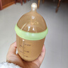 奇琦宝（Qikibao）奶瓶6个月以上婴儿仿母乳硅胶奶瓶断奶神器奶瓶240ml带手柄重力球 【新3代】奶瓶（7-12个月）+吸管 实拍图