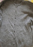 优衣库女装精纺美利奴羊毛罗纹圆领针织短开衫/25秋冬新款478336 07 青灰色 2XL /165/100B 实拍图