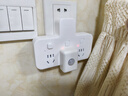 公牛（BULL）转换插头/品字形一转三插座/无线转换插座/电源转换器 适用卧室、厨房 3位分控开关插座  实拍图
