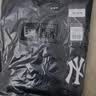 NEW ERA纽亦华加绒卫衣男女同款MLB立体胶印NY宽松套头衫 13338671-黑色 2XL 实拍图