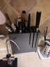 美厨（maxcook）刀架刀座 筷子筒筷子架厨房置物架沥水架收纳架 枪灰色MCZW4991 实拍图