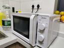 美的变频微波炉 家用小型快捷微波炉 一级能效 360℃转盘加热 智能解冻 经典双旋钮操控（213B升级款） 【易清洁内胆】 实拍图