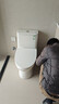 九牧（JOMOO）马桶 家用虹吸式马桶大冲力节水坐便器 防臭瞬冲 易洁抗菌马桶 行业爆款-双旋暴风冲11370-305坑 实拍图