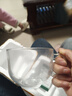 【采销推荐】超大容量玻璃防爆杯燕麦杯耐热茶色水杯牛奶杯家用 透明款单杯440ml1只 【单支装】 实拍图