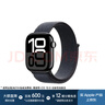 Apple/苹果 Watch Series 10 智能手表GPS款42毫米亮黑色铝金属表壳浓墨色回环式运动表带MX1Q3CH/B 实拍图