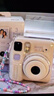 富士instax miniSE 一次成像拍立得相机 旅行 智能 拍照 礼物 白色 套餐2：官配内容+白边20张+SE硅胶套 实拍图