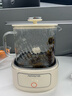 九阳（Joyoung）净萃养生壶迷你家用全玻璃煮茶器 轻音炖煮 1L办公室0金属0胶水恒温烧水壶 WY103 实拍图