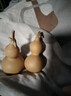天然葫芦文玩带龙头手捻把玩小精品野生葫芦迷你家居客厅摆件 2个精品级【4-6厘米龙头葫芦】 实拍图