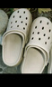 洁丽雅（Grace）洞洞鞋男士夏季户外开车凉鞋沙滩鞋EVA防臭外穿防滑手术室拖鞋男 实拍图