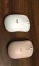 罗技（Logitech）M221 轻音鼠标 无线鼠标 办公鼠标 对称鼠标 带无线微型接收器 米白色 实拍图