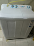 海尔（Haier）双桶洗衣机半自动 家用大件洗 12公斤大容量 一级能效省水电 以旧换新 双缸 原厂品质XPB120-81D2 实拍图